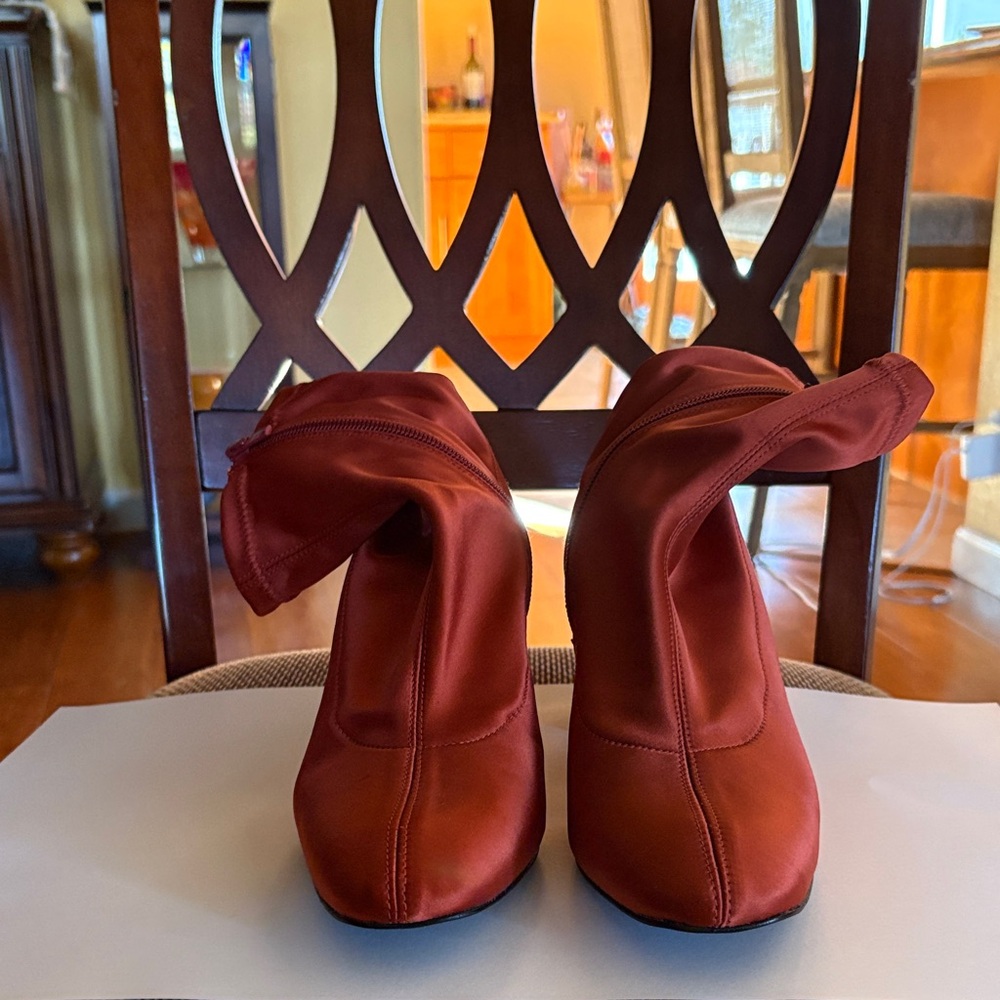 Free People Burnt Orange Heeled Boots